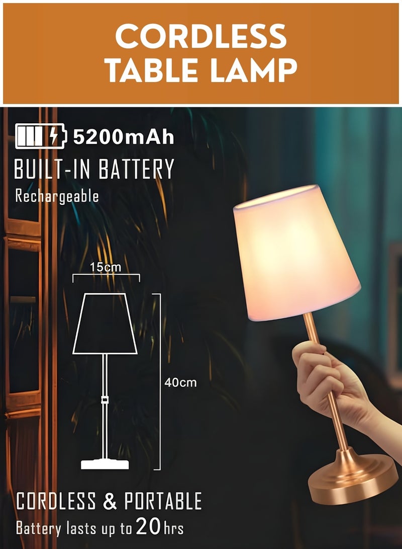 Touch Control Table Lamp with USB Charging – Modern Bedside Night Lamp for Bedroom, Living Room & Desk, Decorative Ambient Table Light - Image 4